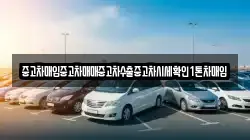 중고차매입중고차매매중고차수출중고차시세확인1톤차매입