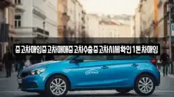 중고차매입중고차매매중고차수출중고차시세확인1톤차매입
