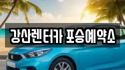 강산렌터카 포승예약소