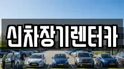 신차장기렌터카