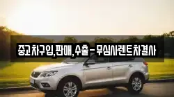 중고차구입,판매,수출-무심사렌트차결사