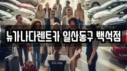 뉴가나다렌트카 일산동구 백석점