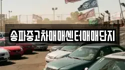 송파중고차매매센터매매단지