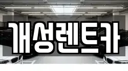 개성렌트카