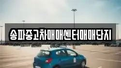 송파중고차매매센터매매단지
