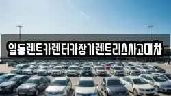 일등렌트카렌터카장기렌트리스사고대차