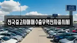 전국중고차매매수출무역전차종시세