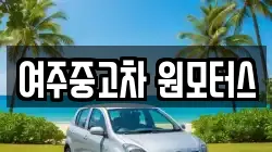 여주중고차 원모터스