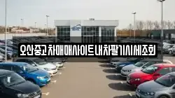 오산중고차매매사이트내차팔기시세조회