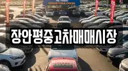 장안평중고차매매시장