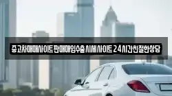중고차매매사이트판매매입수출시세사이트24시간친절한상담