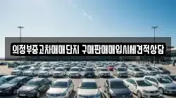 의정부중고차매매단지 구매판매매입시세견적상담