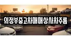 의정부중고차매매상사차주름
