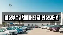 의정부중고차매매단지 인정모터스