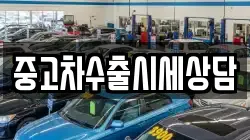중고차수출시세상담