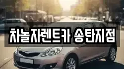차놀자렌트카 송탄지점