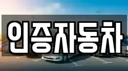 인증자동차