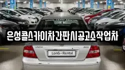 은성콜스카이차간판시공고소작업차