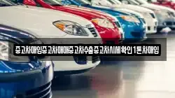 중고차매입중고차매매중고차수출중고차시세확인1톤차매입