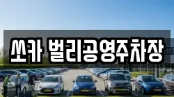 쏘카 벌리공영주차장