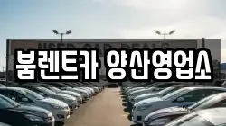 경남 양산시 렌트카,단기렌트카,장기렌트카,중고차,중고차매매,중고차매입