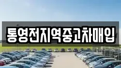 통영전지역중고차매입