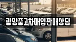 광양중고차매입판매상담