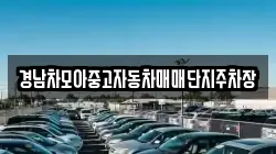 경남차모아중고자동차매매단지주차장