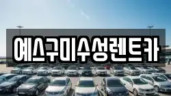 예스구미수성렌트카
