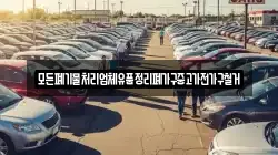 모든폐기물처리업체유품정리폐가구중고가전가구철거