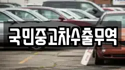 국민중고차수출무역