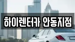 하이렌터카 안동지점