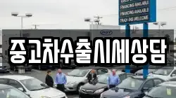 중고차수출시세상담