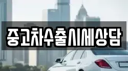 중고차수출시세상담