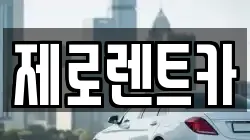 제로렌트카