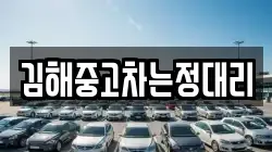 김해중고차는정대리