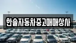 한솔자동차중고매매상사