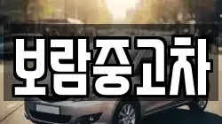 보람중고차