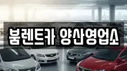 경상남도 양산시 다방동 렌트카,단기렌트카,장기렌트카,중고차,중고차매매,중고차매입