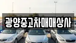 광양중고차매매상사