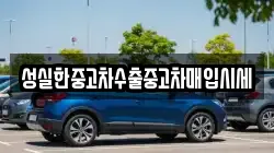 성실한중고차수출중고차매입시세