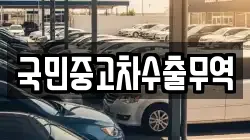 국민중고차수출무역
