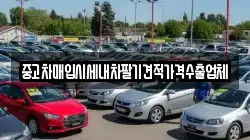 중고차매입시세내차팔기견적가격수출업체