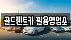 골드렌트카 팔용영업소