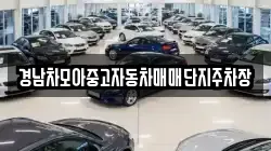 경남차모아중고자동차매매단지주차장