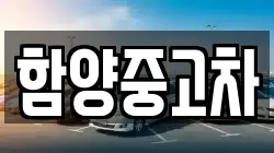 함양중고차