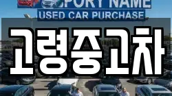 고령중고차