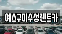 예스구미수성렌트카