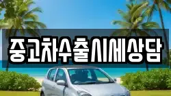 중고차수출시세상담