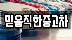 믿음직한중고차